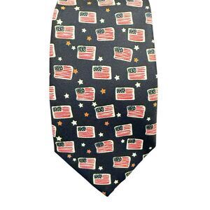Stan Herman for Jet Blue American Flag Tie